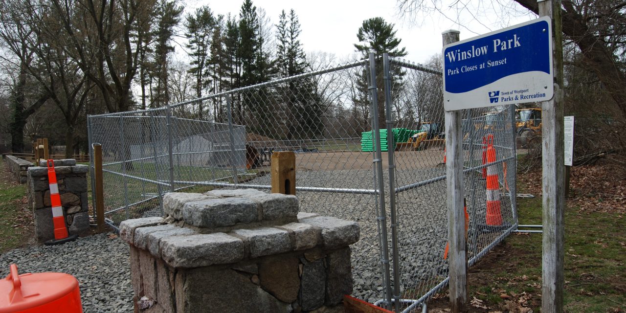 What’s that doggone construction at Winslow Park?