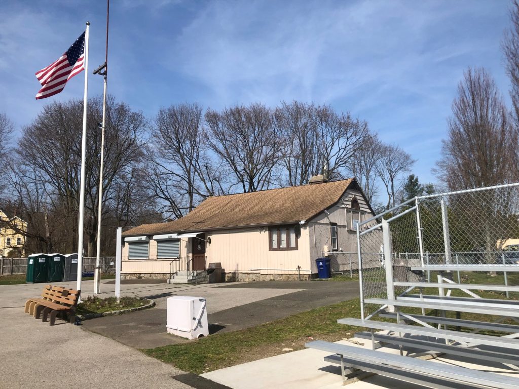 The Police Athletic League concession stand/clubhouse. / Photo by Thane Grauel.
