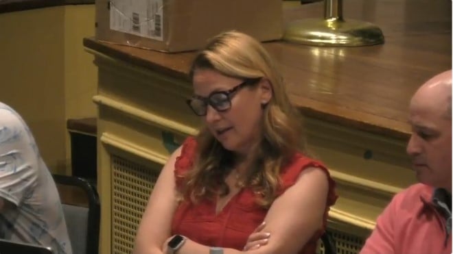 Board of Finance member Sheri Gordon.