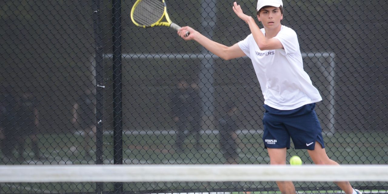 Boys tennis team tops Trumbull