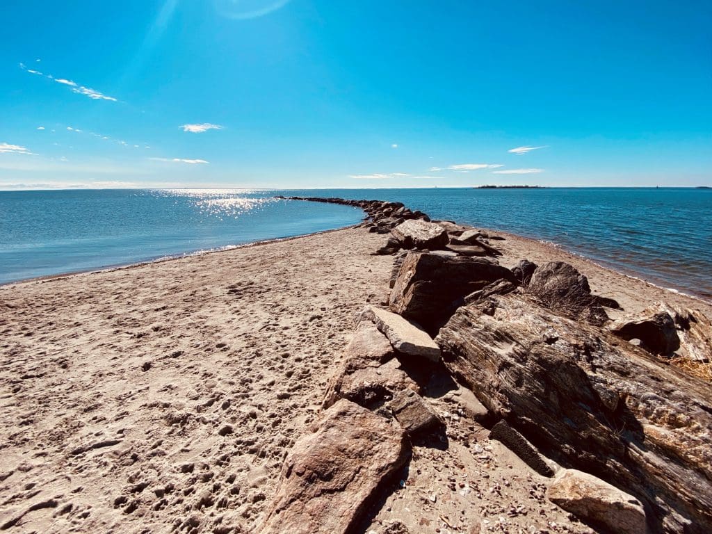 Compo Beach jetty.