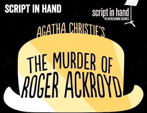 Play-reading of Agatha Christie murder-mystery at playhouse