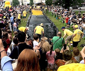 Foul weather friends flock to support ‘Great Duck Race’