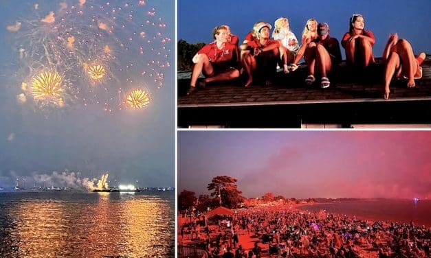 Bombs bursting in air as Westport salutes the 4th