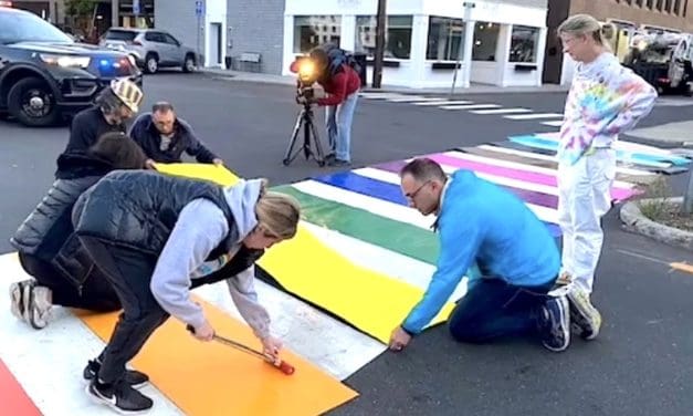 Petitioners call for permanent ‘Pride’ crosswalk downtown