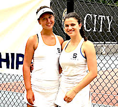 Doubling down: Birns, Kercher advance to state tennis semis