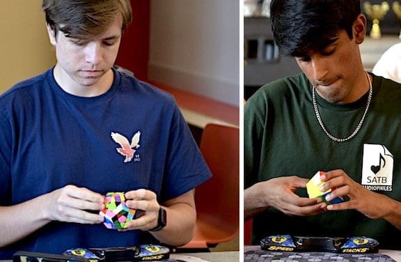 Rubik’s Cube contest: Puzzlers flock to Westport to unlock the block