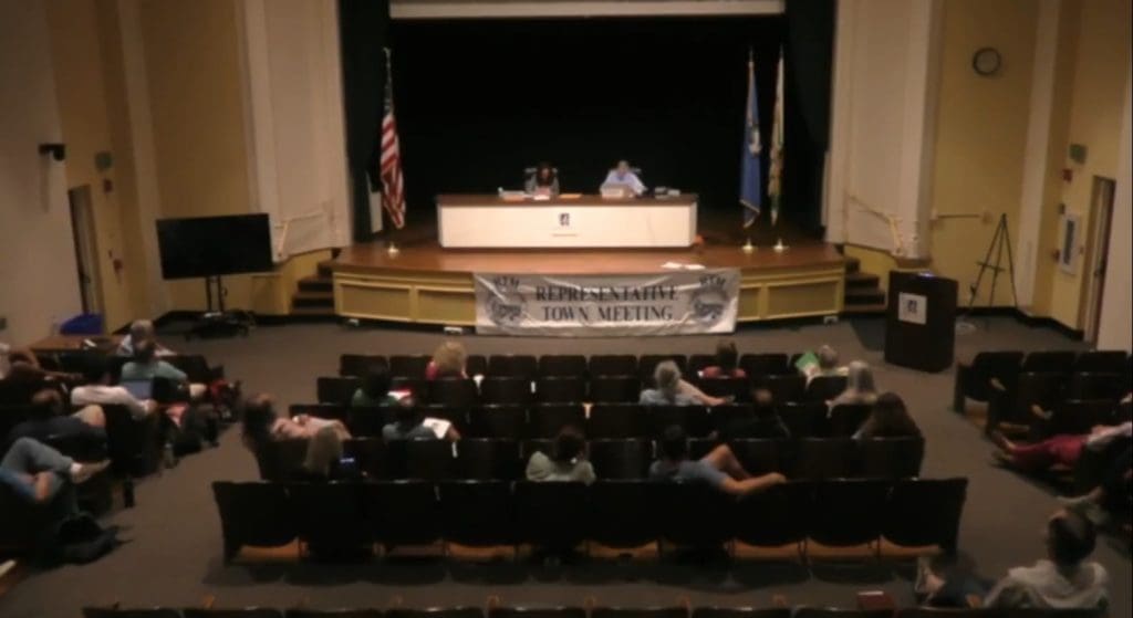July 11 Representative Town Meeting.