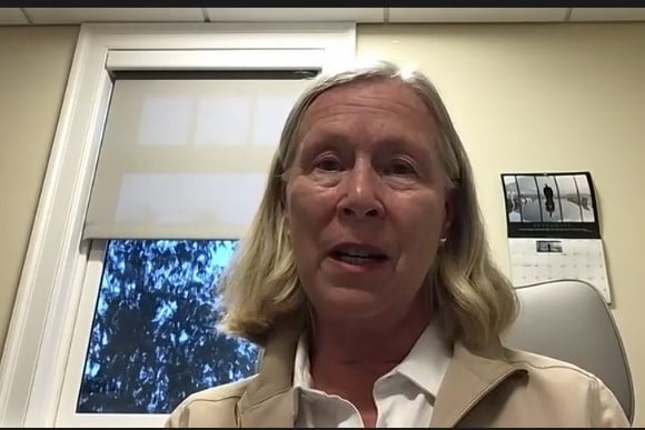 Board of Finance member Nancy Dupier.