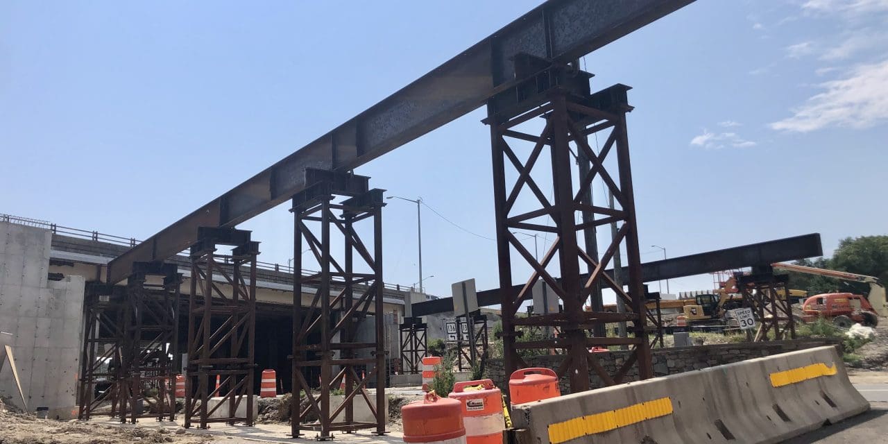 Second new I-95 span sprouts over Saugatuck