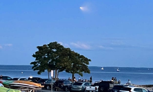 Space Station supply rocket launch a rare sight in Westport