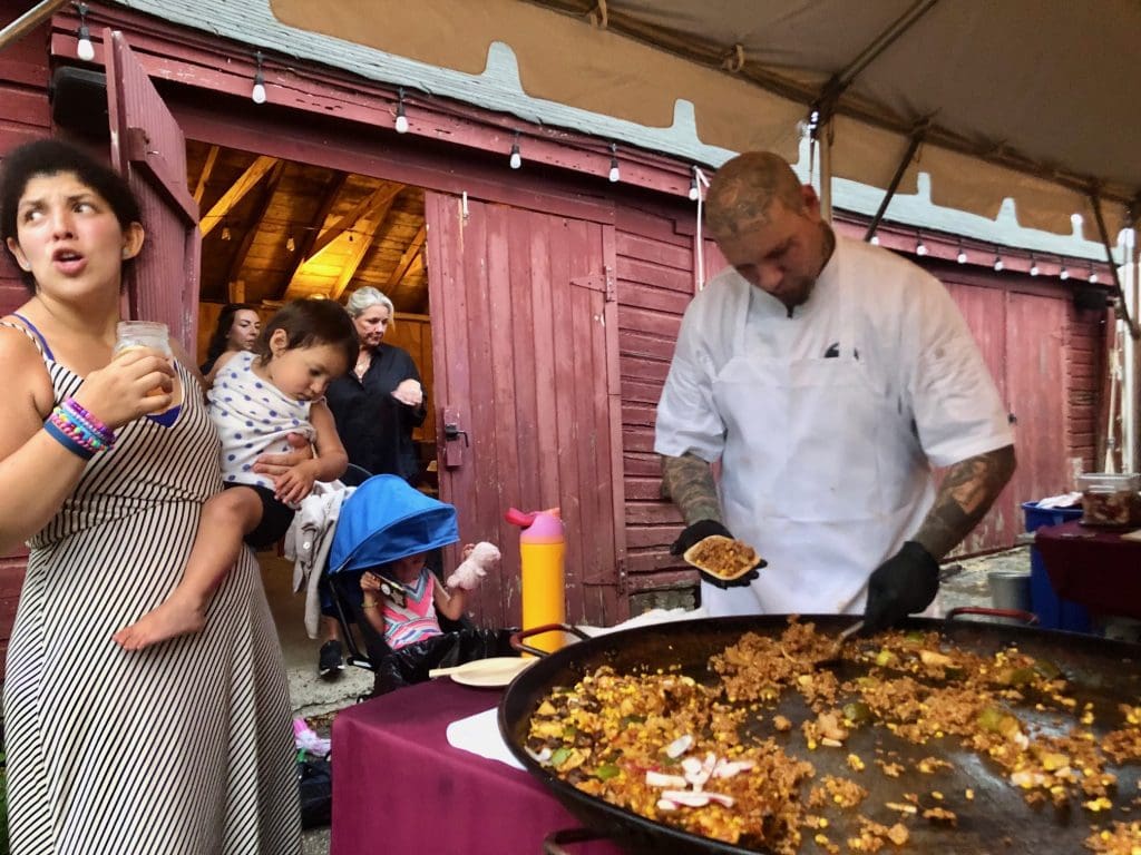 Barcelona brought what looks like the mother of all skillets.