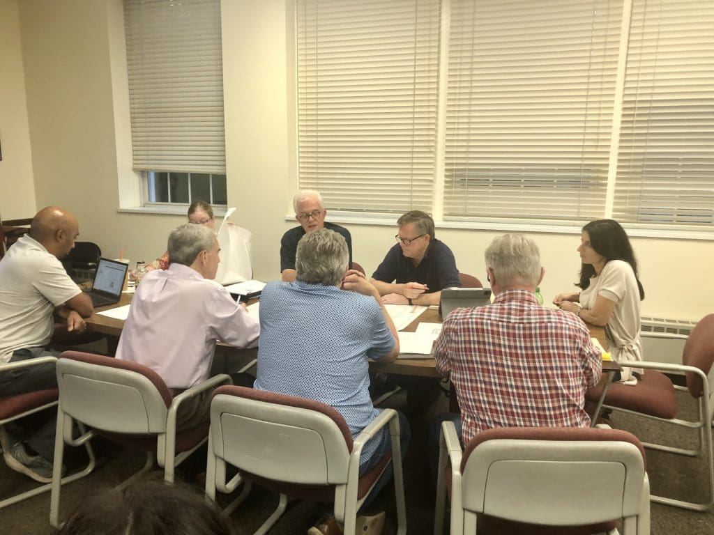 The Long Lots School Building Committee. / Photo by Thane Grauel