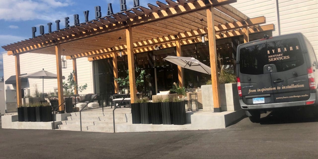 Pottery Barn, lacking zoning certificate, must reduce coverage