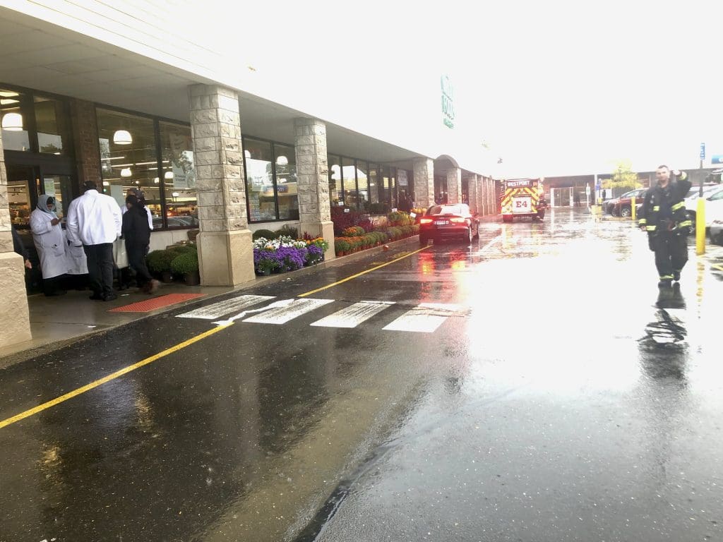 Employees and customers evacuated Whole Foods on Friday afternoon. / Photos by Thane Grauel