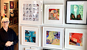 Digital artwork exhibited at Westport Book Shop