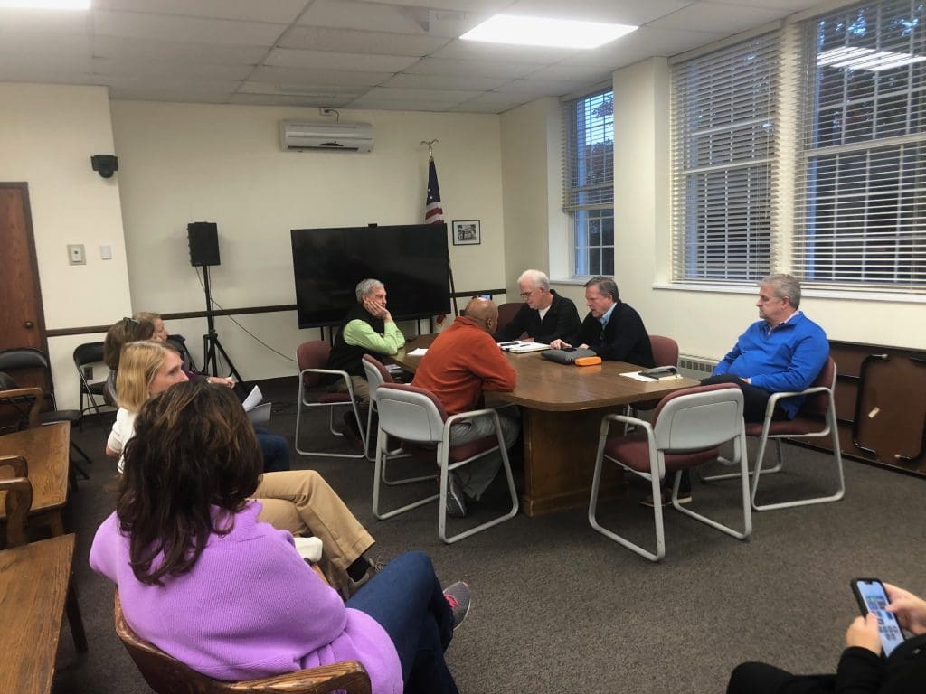 The Long Lots School Building Committee. / Photo by Thane Grauel