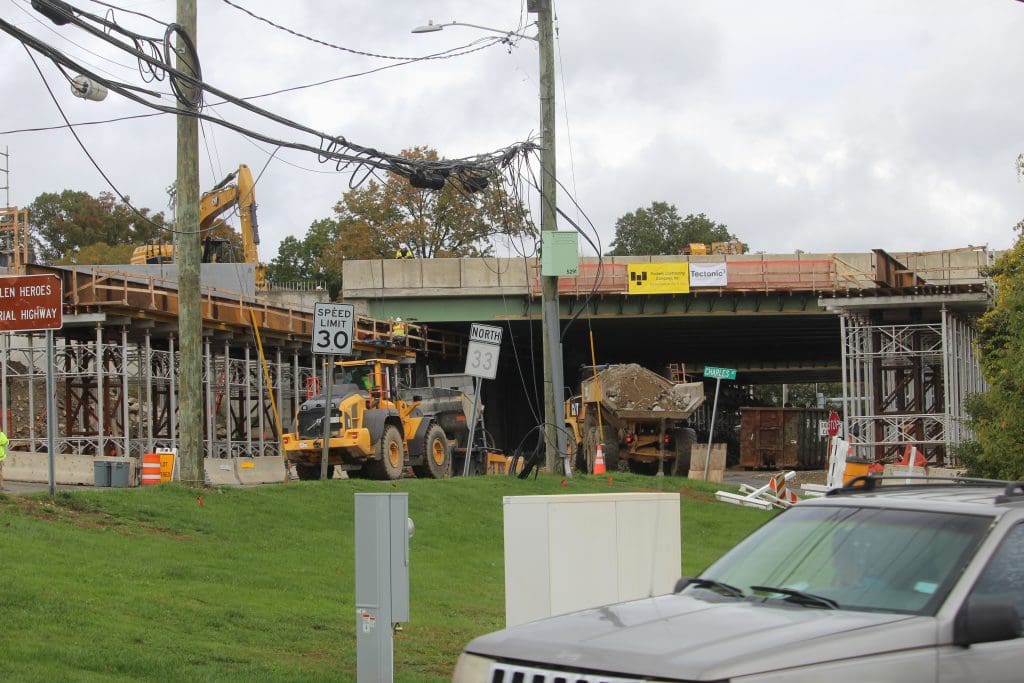The new northbound in place on Saturday afternoon. / Photos by Thane Grauel