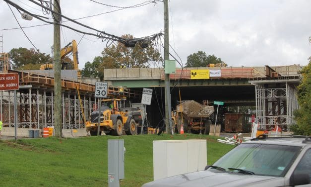 I-95 bridge work speeds along, new span in place