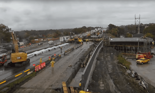 Video: Watch Saugatuck’s new I-95 span slide into place