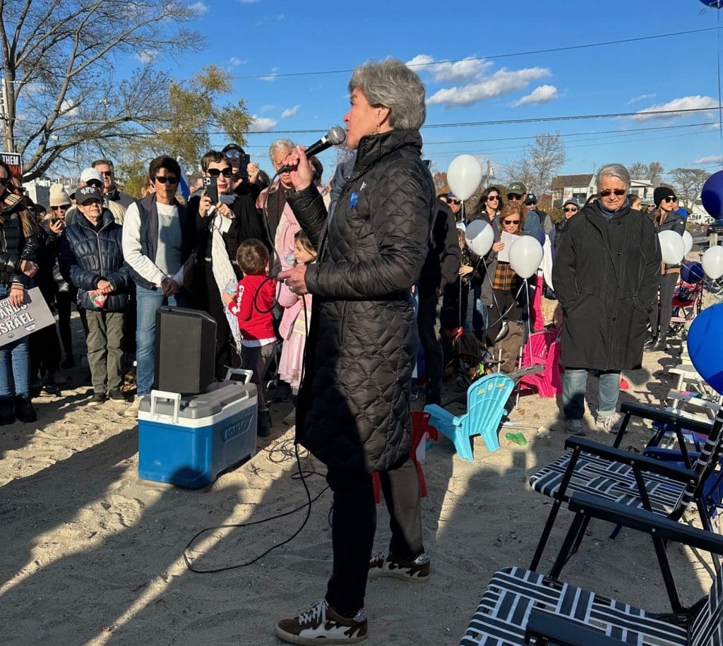 First Selectwoman Jennifer Tooker.