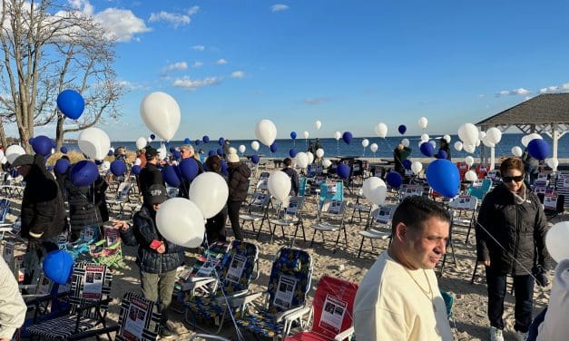Empty chairs at Compo symbolize hostages held in Gaza