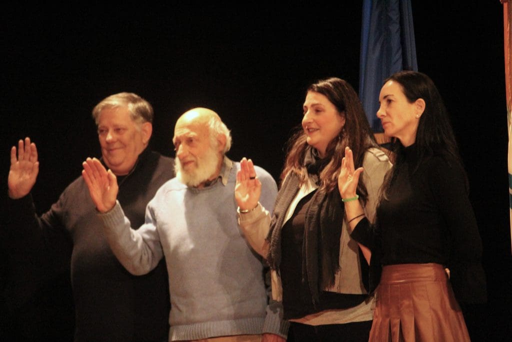 Paul Lebowitz, Michael Calise, Patrizia Zucaro and Amie Tesler of the Planning and Zoning Commission.