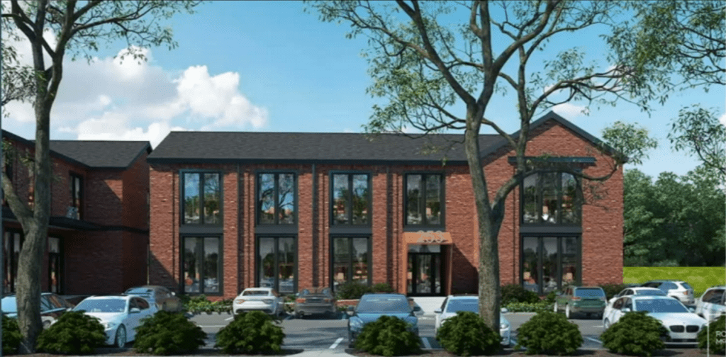 Architect's rendering of 259 Riverside Ave.