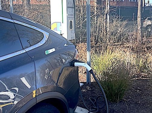 A charge for charging: Fees set for powering up EVs at town lots