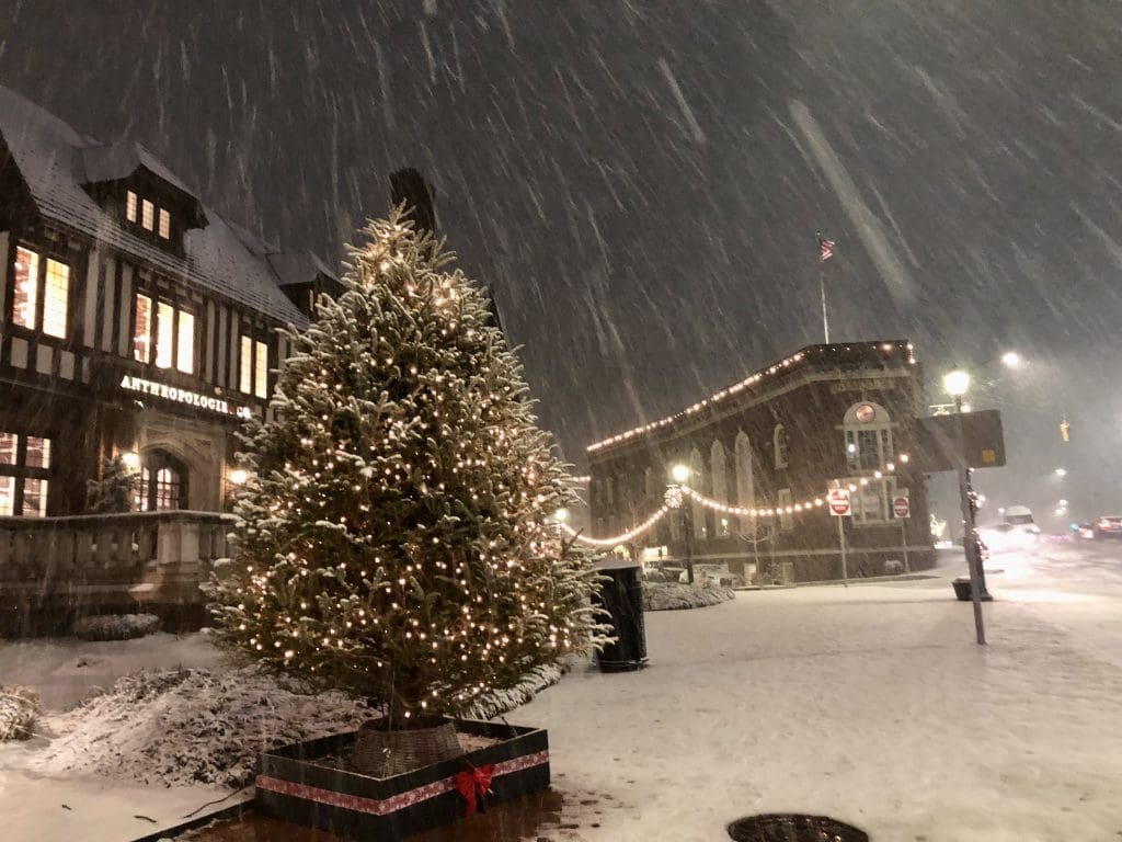 Snowy downtown. / Photos by Thane Grauel