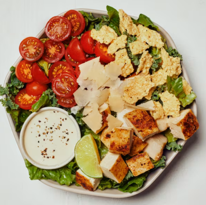 Kale Caesar salad.