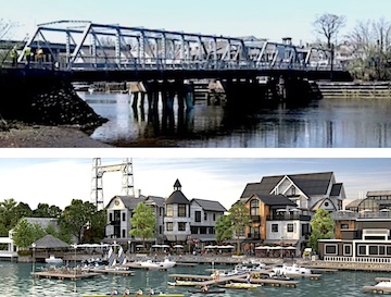 Saugatuck seed money: Cribari bridge, Hamlet brownfields
