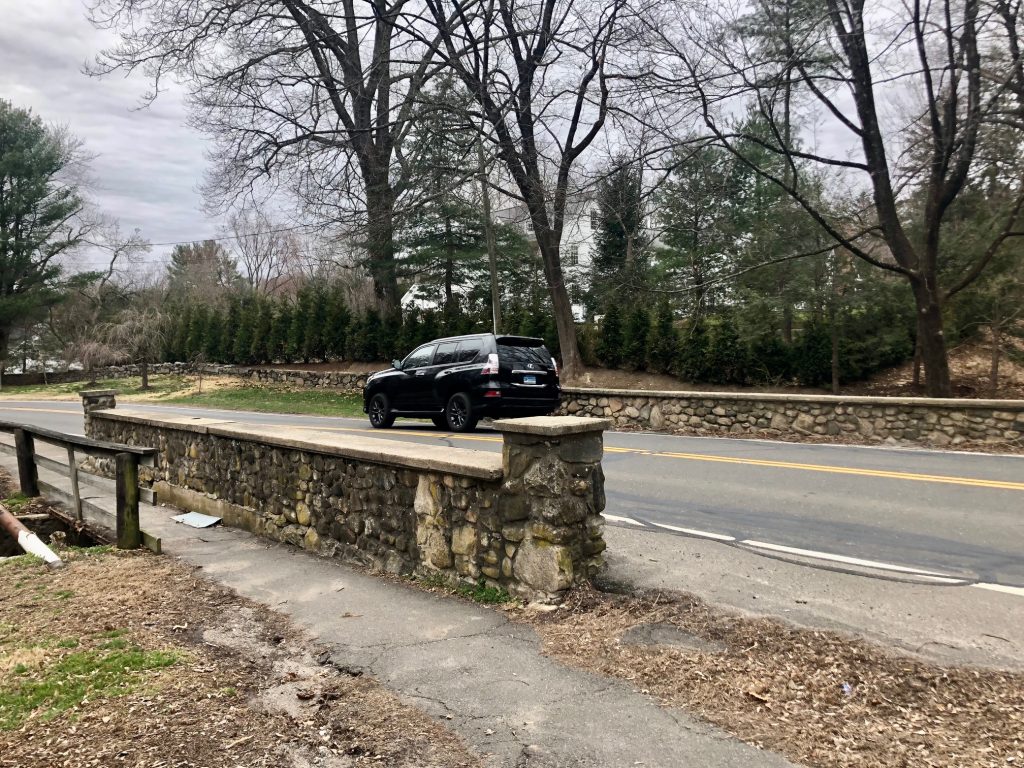 Long Lots Road bridge.