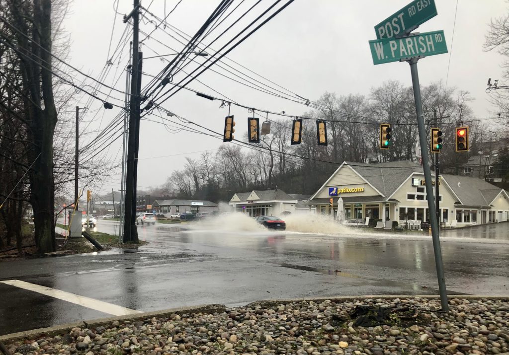Post Road East at West Parish Road.