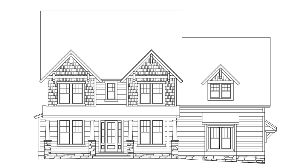 Architectural plans for 9 Lakeview.