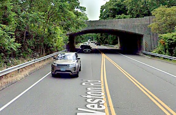 Three cars damaged by tree toppling onto Merritt Parkway
