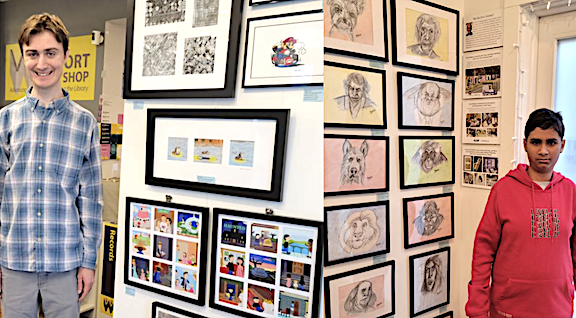 Art exhibit with a difference at Westport Book Shop