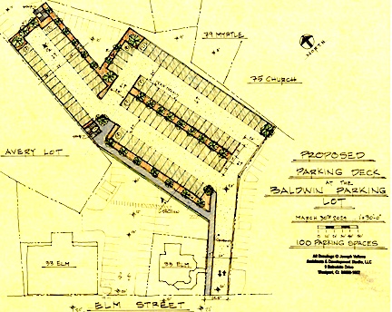 Debate over parking structure at Baldwin lot back on deck