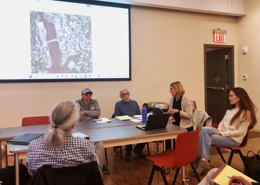 The Transit Committee of the Representative Town Meeting. / Photo by Thane Grauel