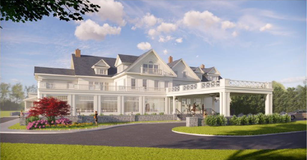 Architectural renderings of the new Inn at Longshore.