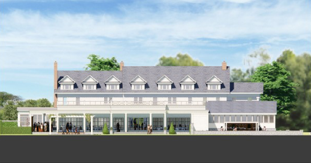 Architectural renderings of the new Inn at Longshore.