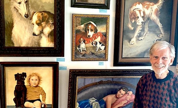 ‘Old’ dogs, new art exhibit at Westport Book Shop