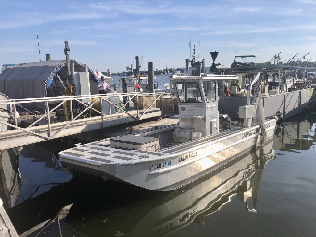 Harbor Watch's new research vessel Sarah Nicole.