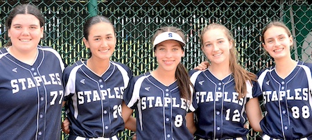 Freshmen drive Staples softball team’s future success