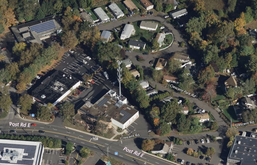The Crescent Park Road neighborhood.
