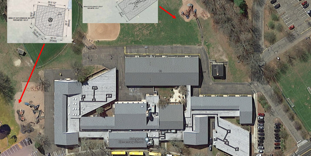 Coleytown El playground upgrades pass P&Z
