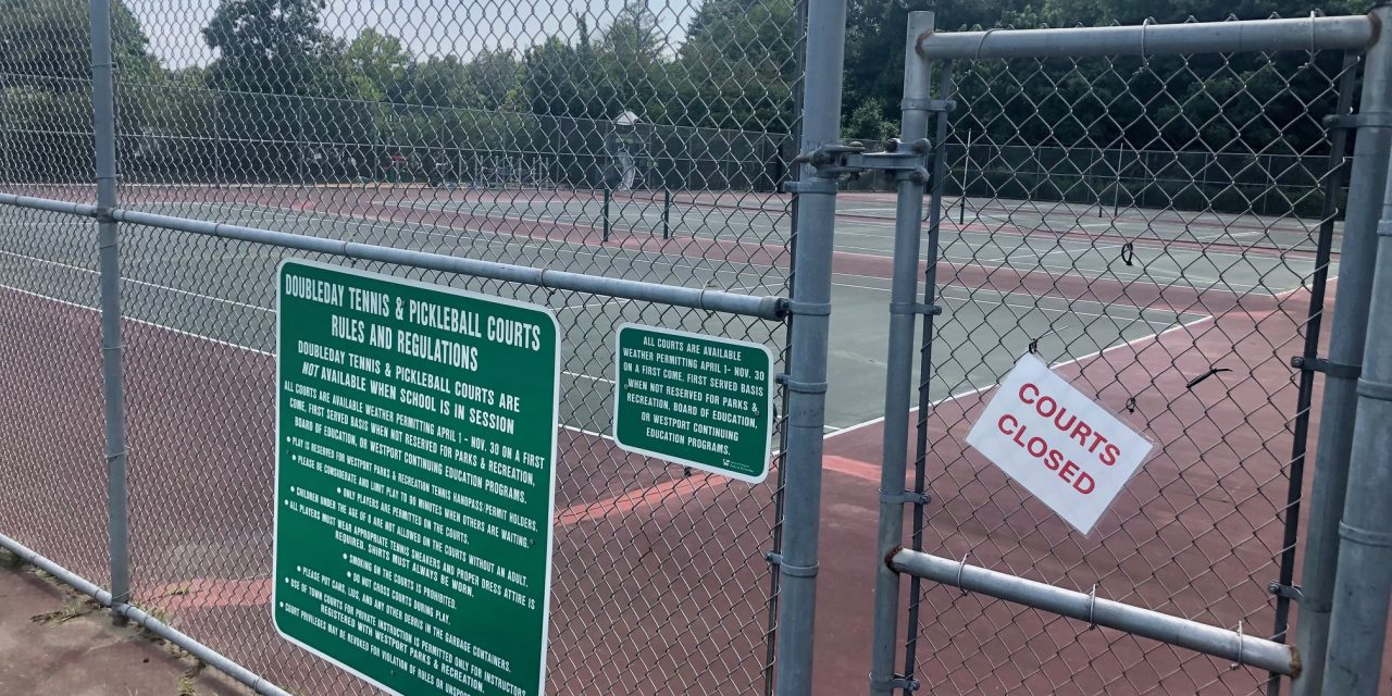 Finance board OKs costly Doubleday tennis court replacement