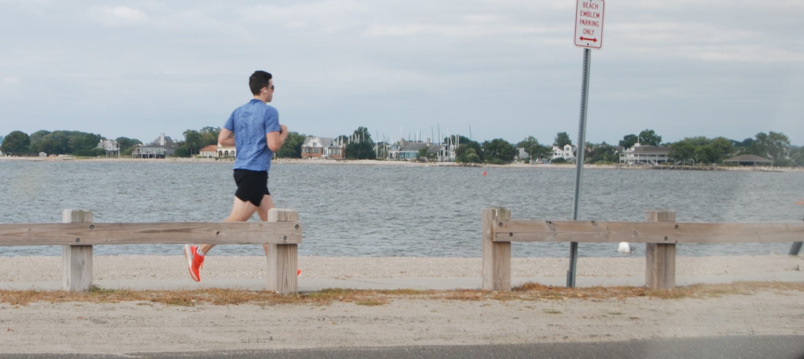 Compo Beach offers runners a beautiful, relaxed setting - Photo Westport Journal
