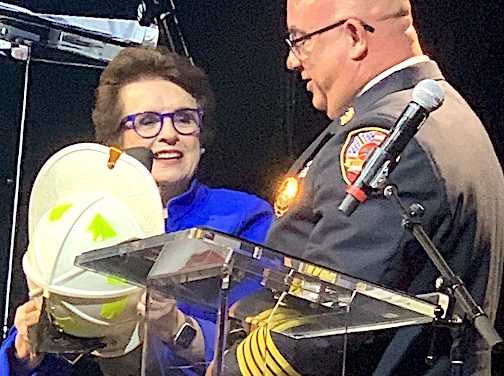 Billie Jean King serves up life lessons at Westport Library