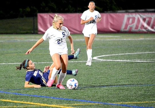 Staples girls soccer turns the tide against Blue Wave